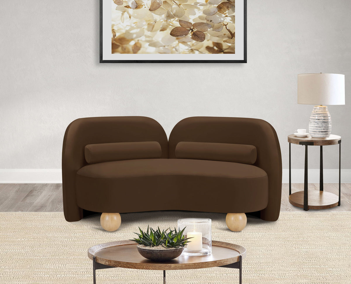 Daphne - Velvet Loveseat