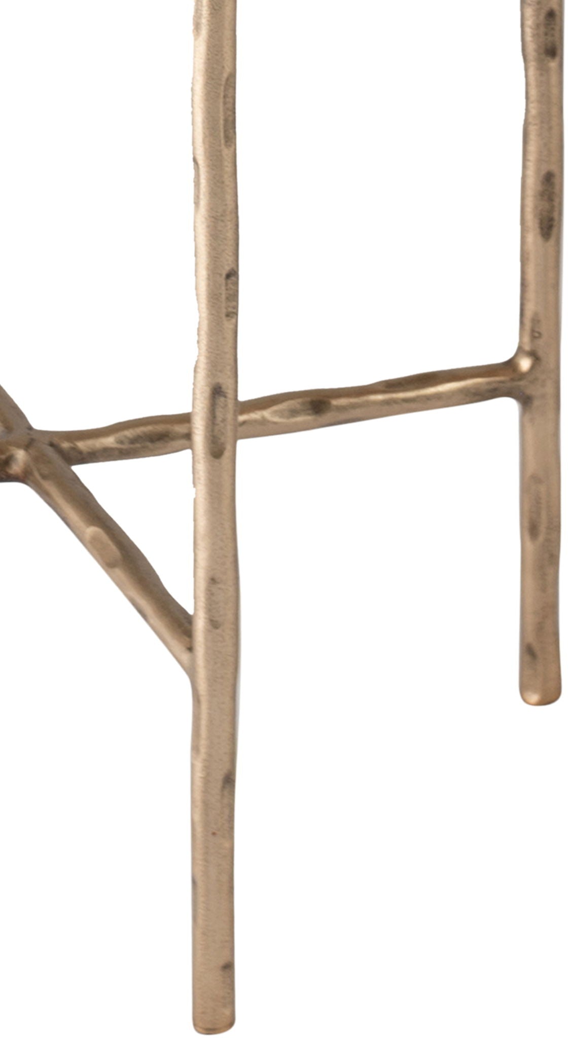 Vetra - Iron Base Bunching End Table - Brass