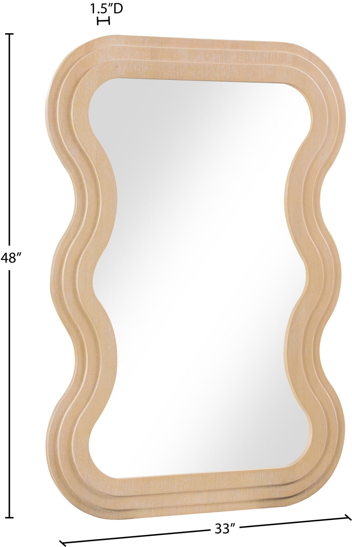 Bellagio - Oak Veneer Mirror