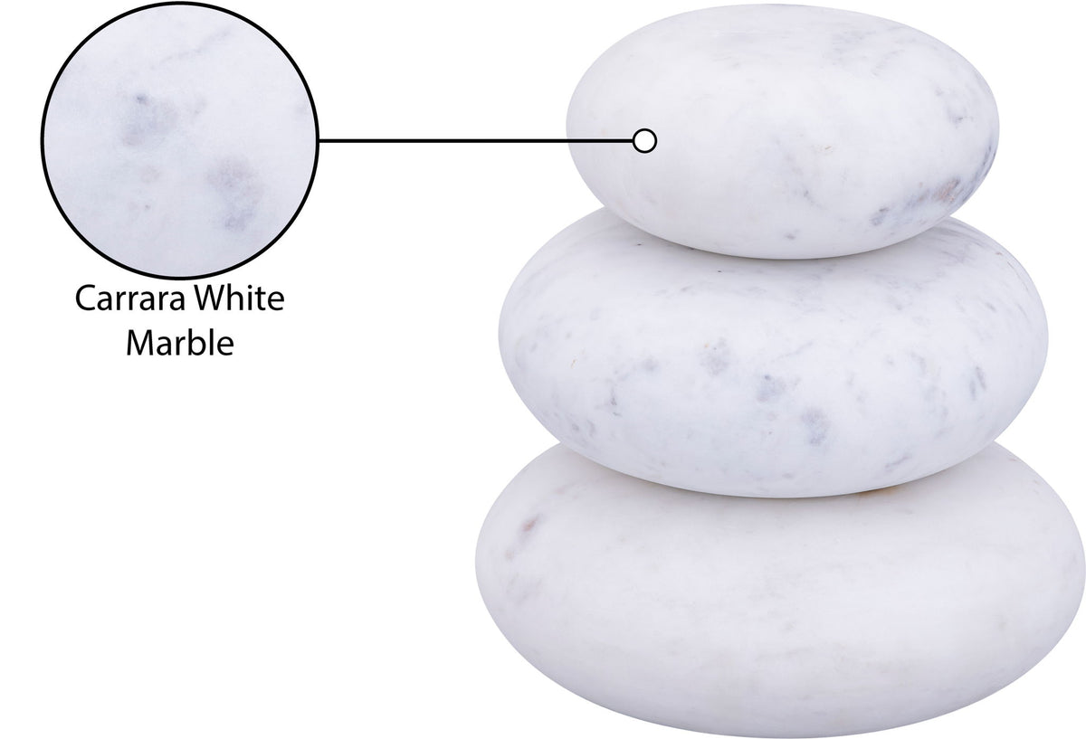 Pumpkin - 3 Piece Marble Decorative Object