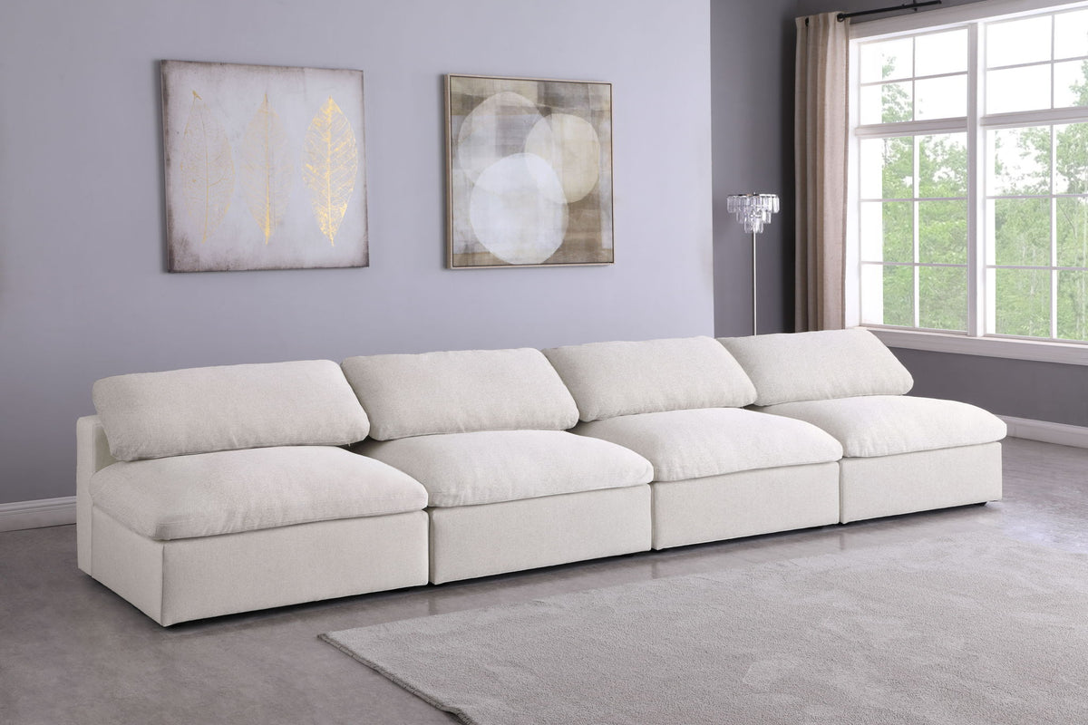 Serene - Modular Armless 4 Seat Sofa
