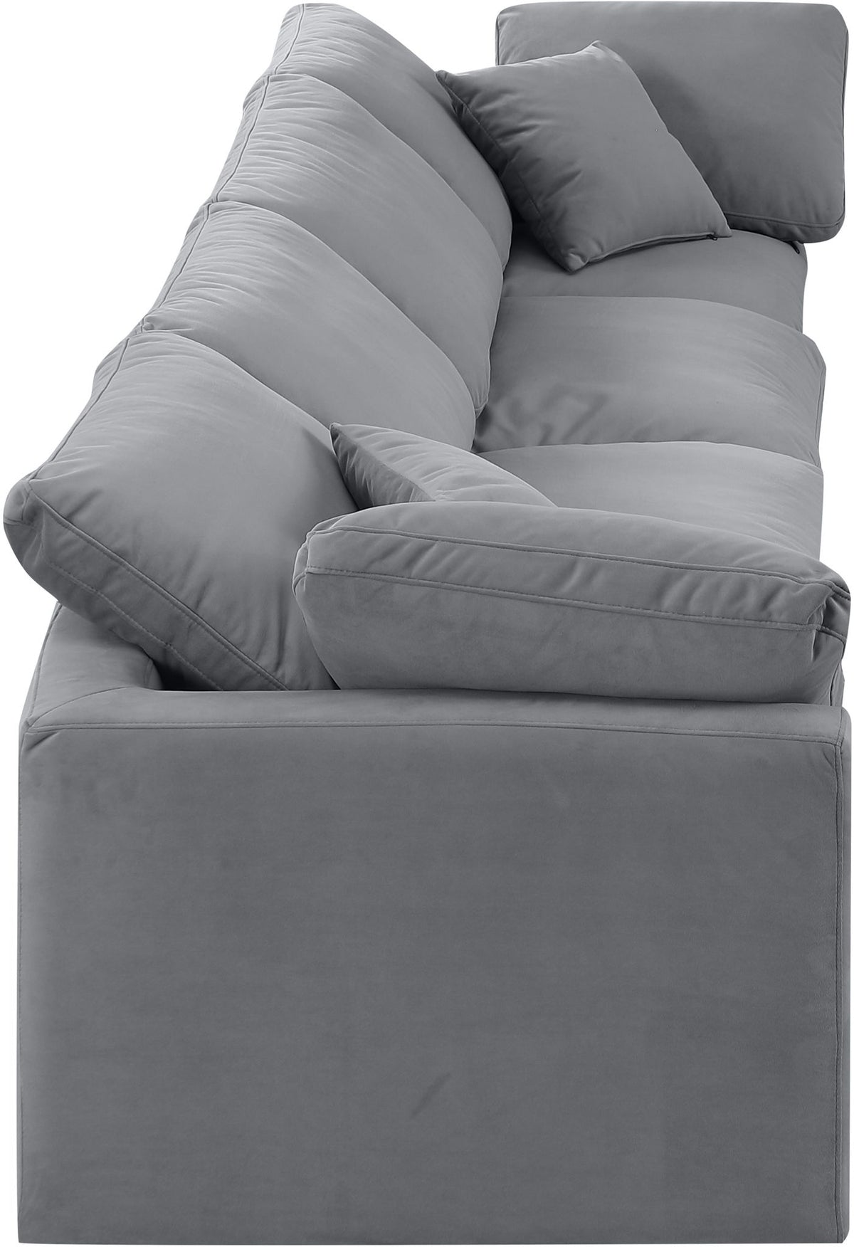 Indulge - Velvet 4 Seat Modular Sofa