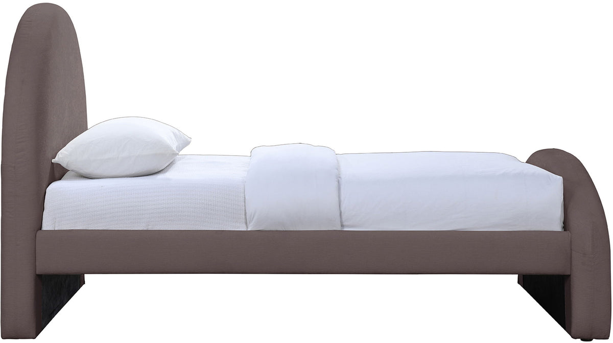 Andaz - Chenille Fabric Upholstered Bed