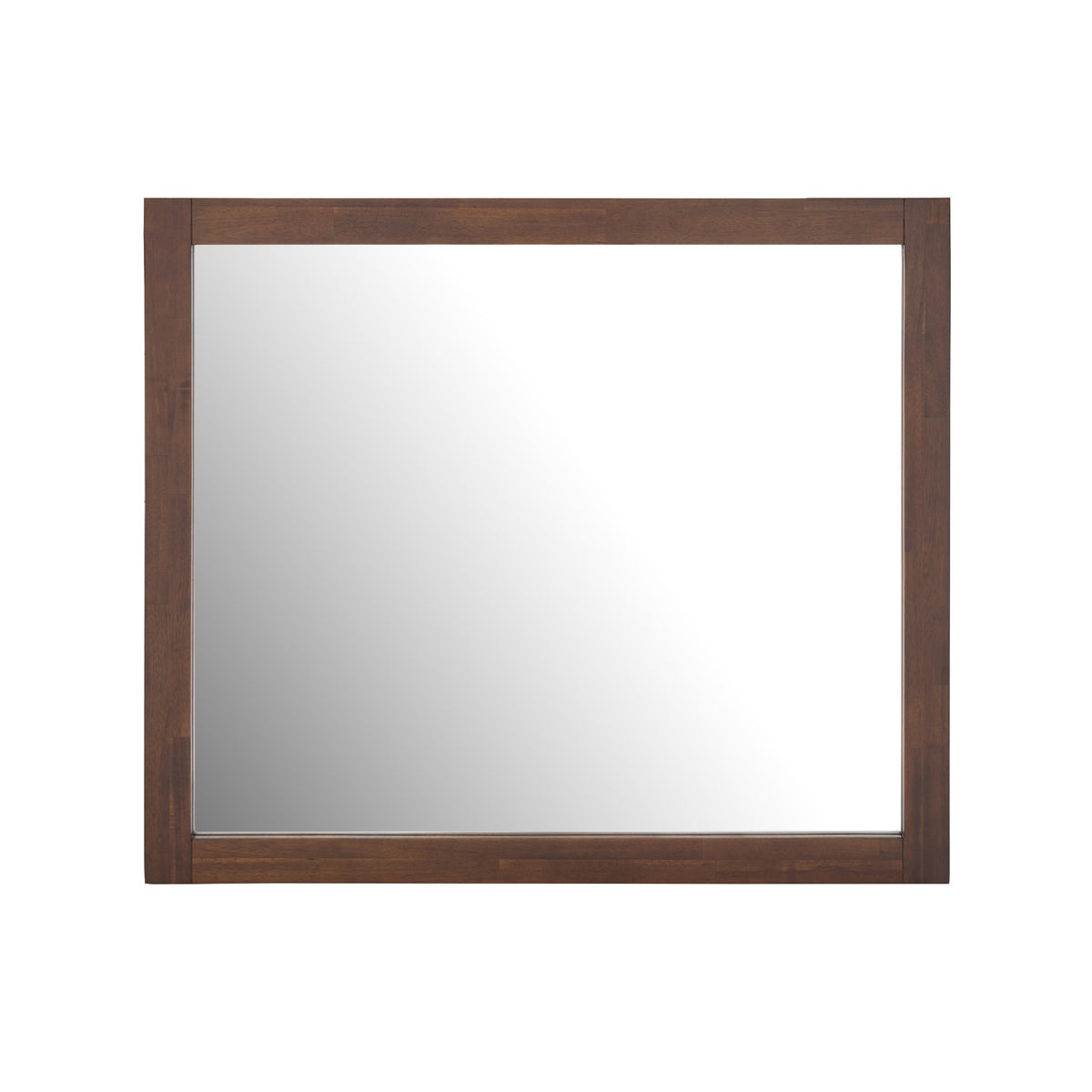 Fantasia - Contemporary Dark Walnut Mirror