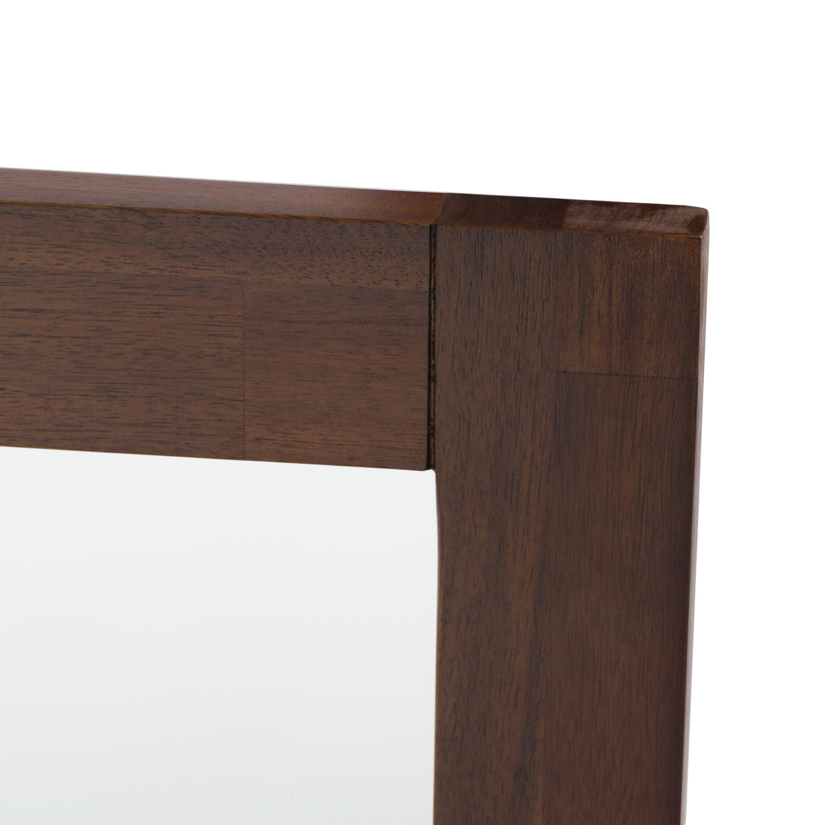 Fantasia - Contemporary Dark Walnut Mirror