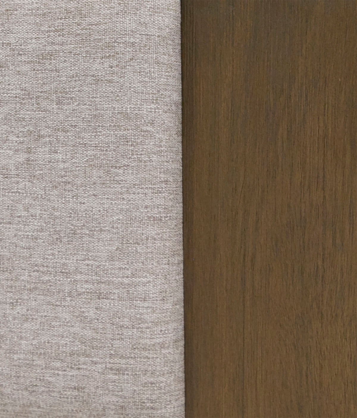 Queen Fantasia - Contemporary Walnut & Grey Bed with Two Nightstands