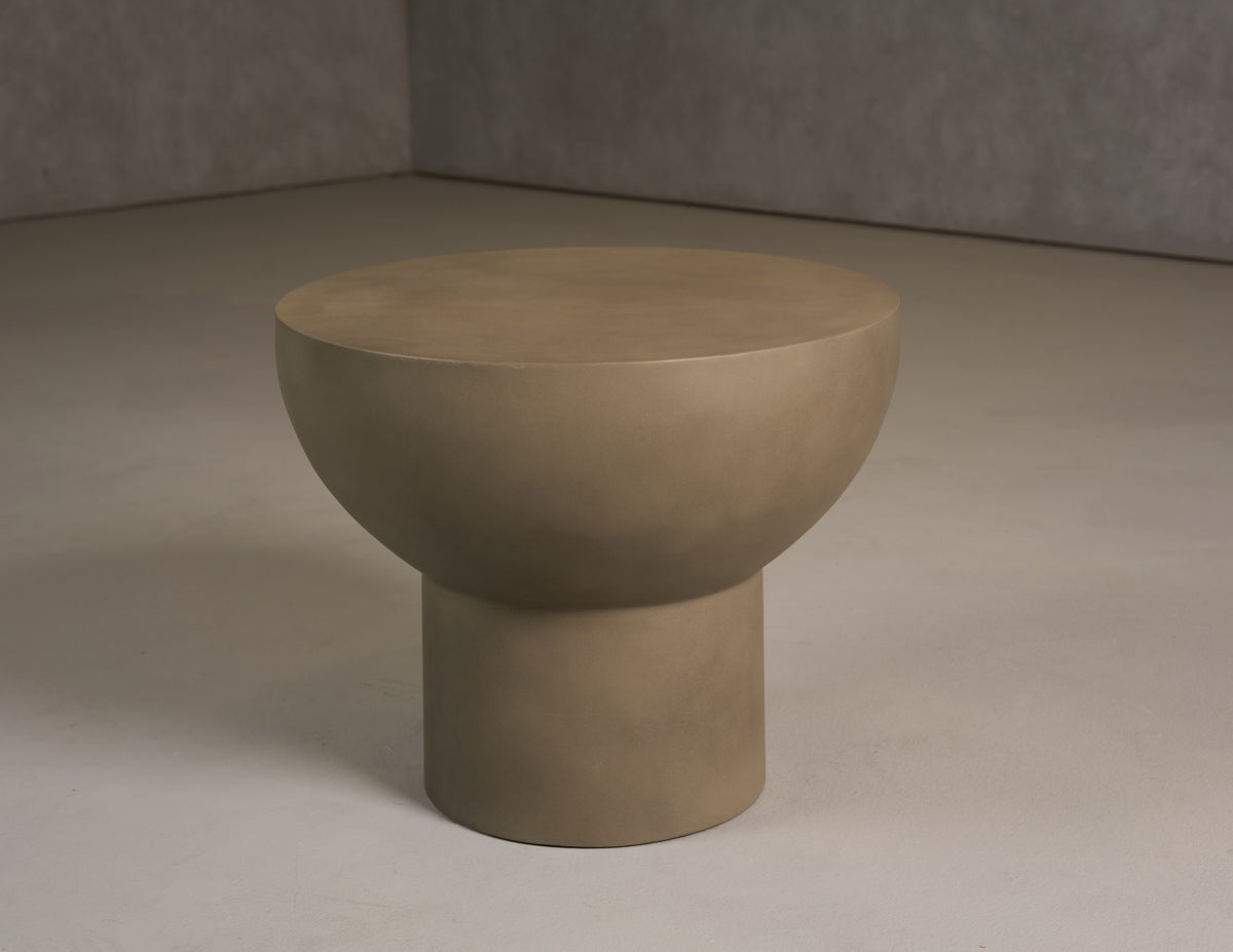 Fate - Modern Grey Concrete End Table