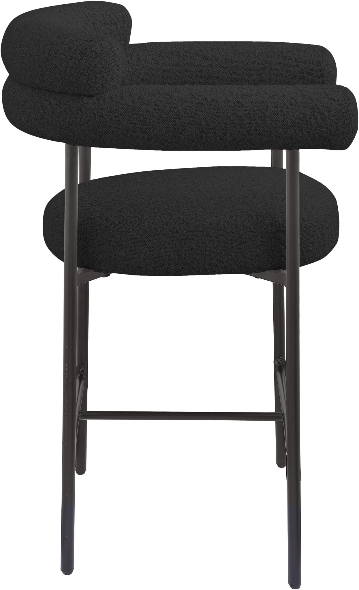 Blake - Counter Stool With Black Base (Set of 2)