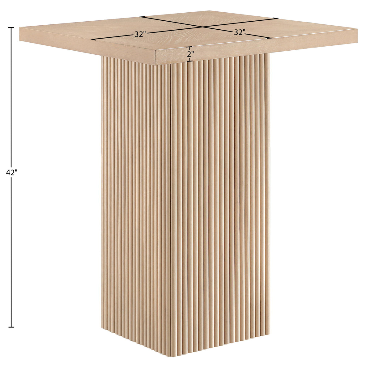 Belinda - Oak Veneer And Solid Wood Table