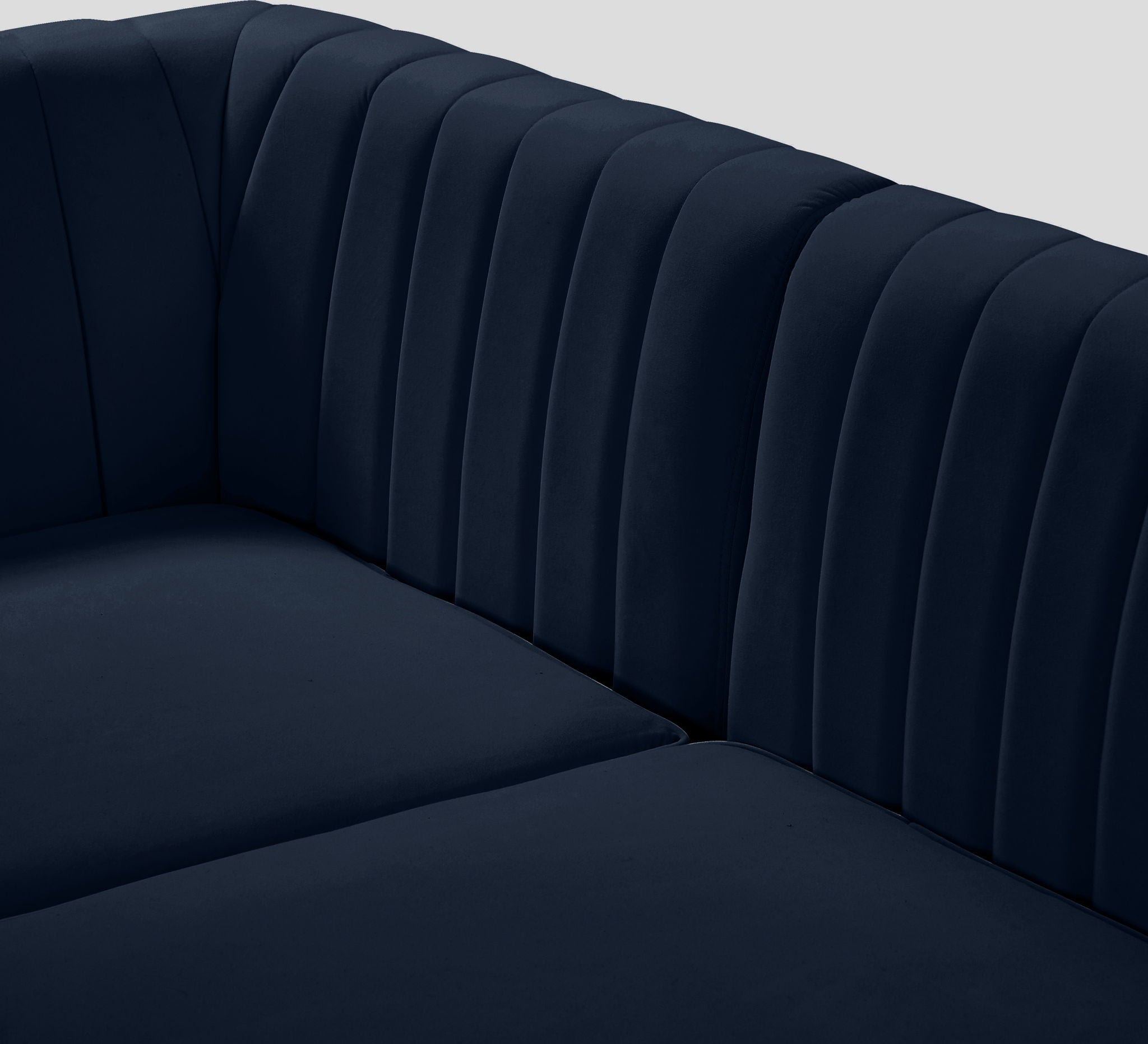 Alina - 8 Piece Velvet Modular Sectional