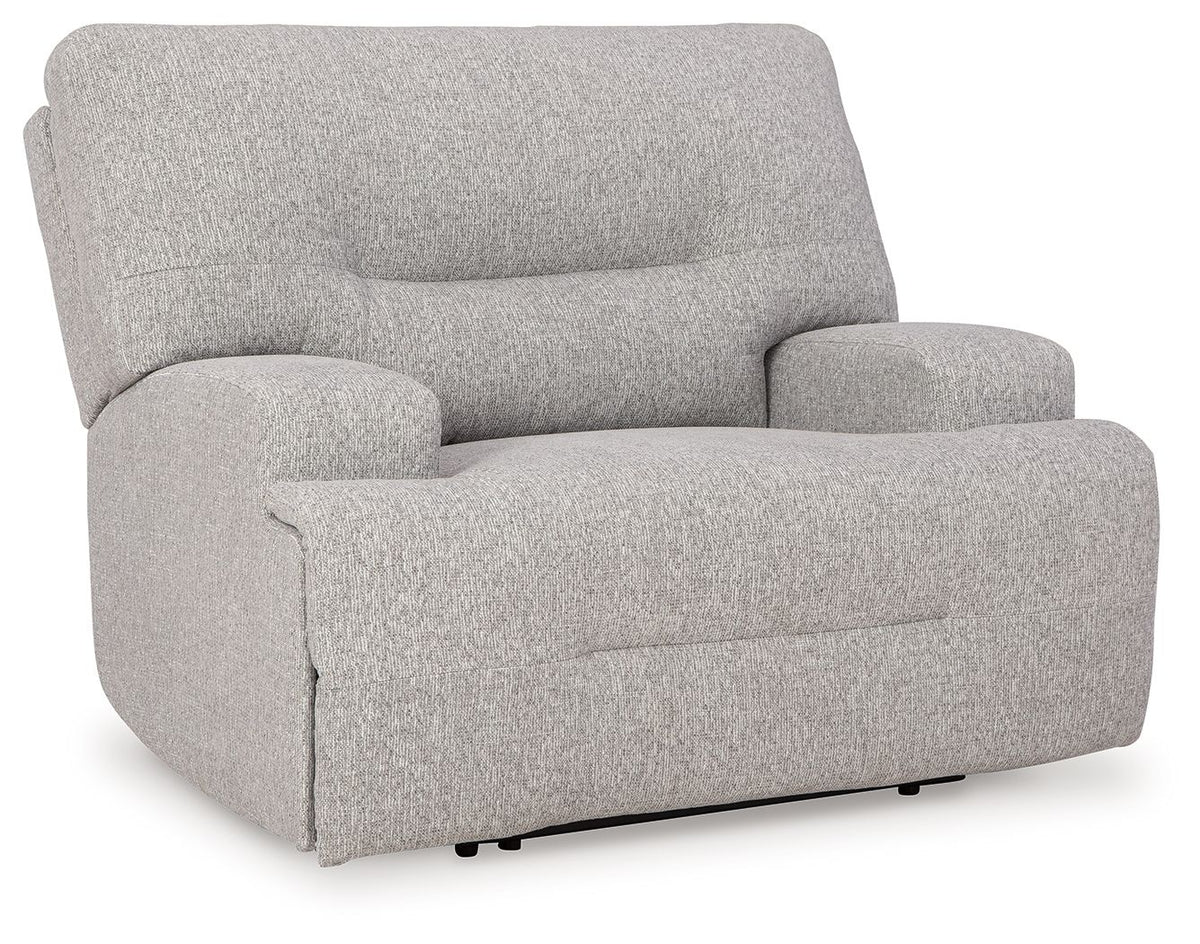 Acklen Place - Wide Seat Power Recliner - Pewter