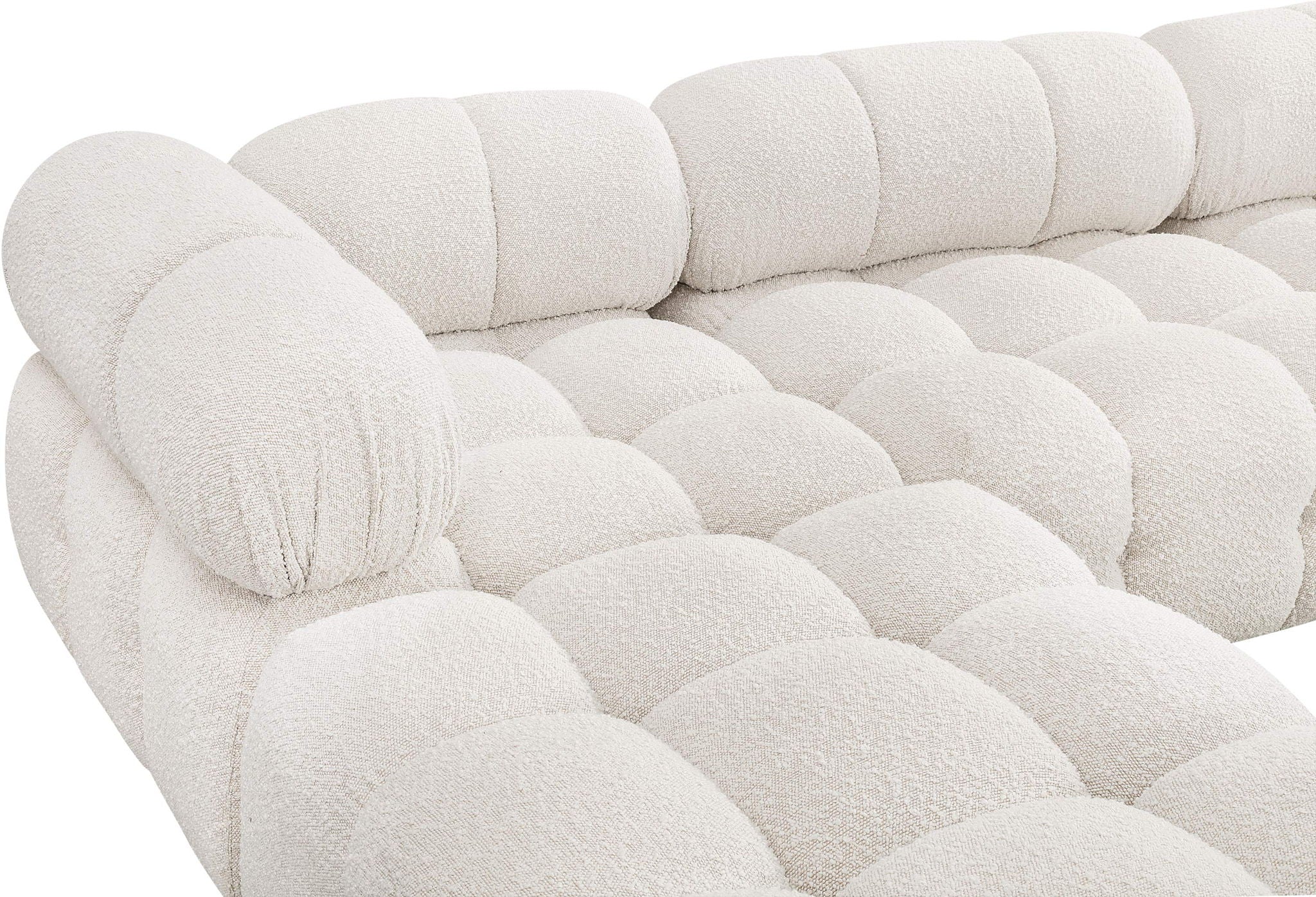 Ames - 7 Piece Fabric Modular U-Shaped Sectional
