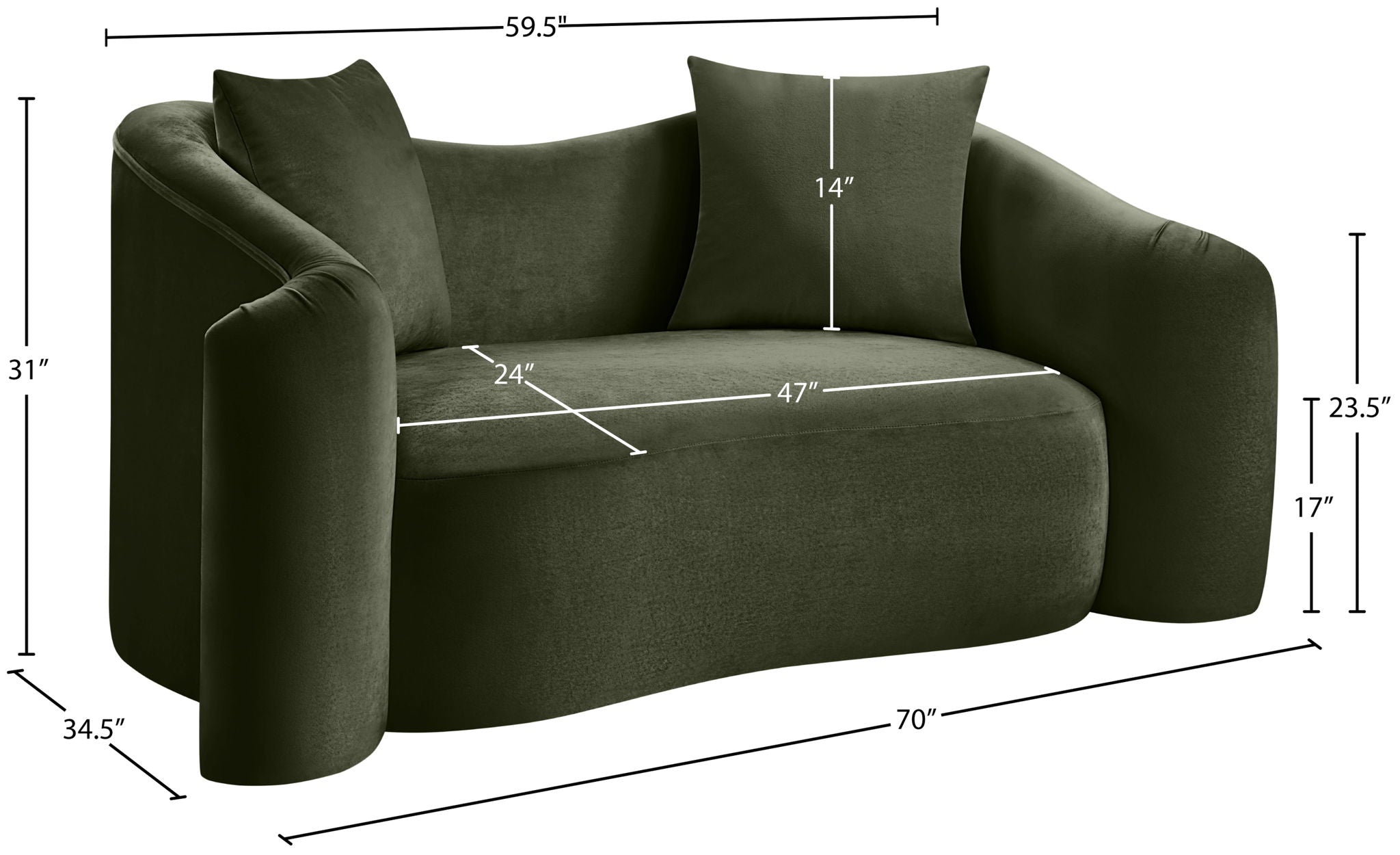 Destin - Loveseat