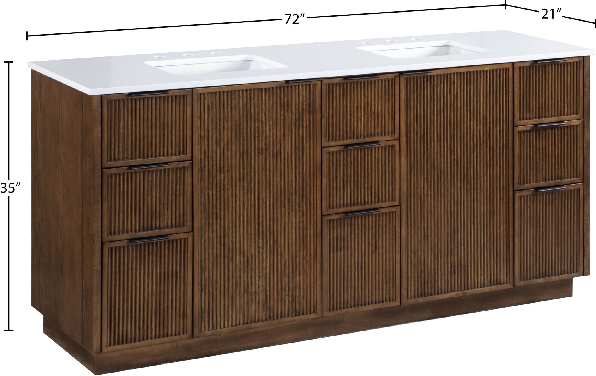 Willard - Engineered Stone And Solid Wood Bathroom Vanity