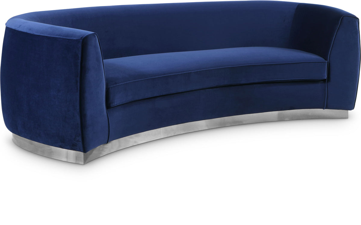 Julian - Sofa with Chrome Base