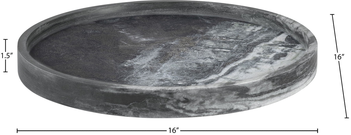 Barletta - Marble Round Tray - Panda