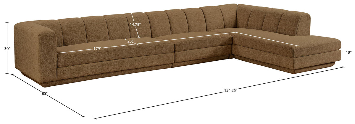 Modari - Sectional - Brown