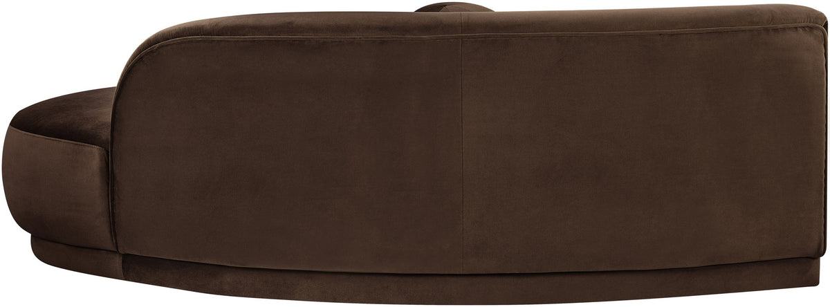 Avra - 86" Velvet Performance Fabric Upholstered Sofa