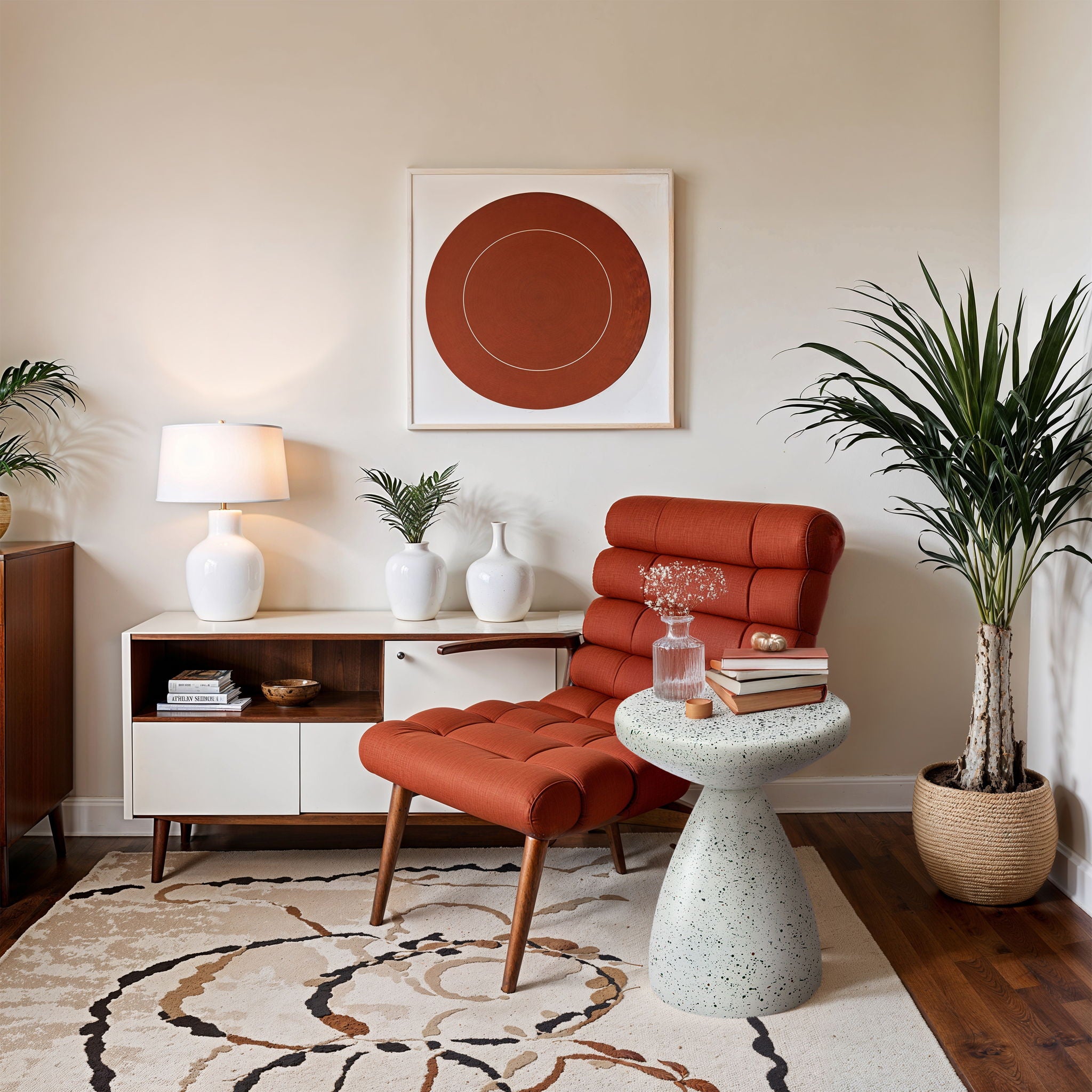 Anika - Iron Terrazzo Table