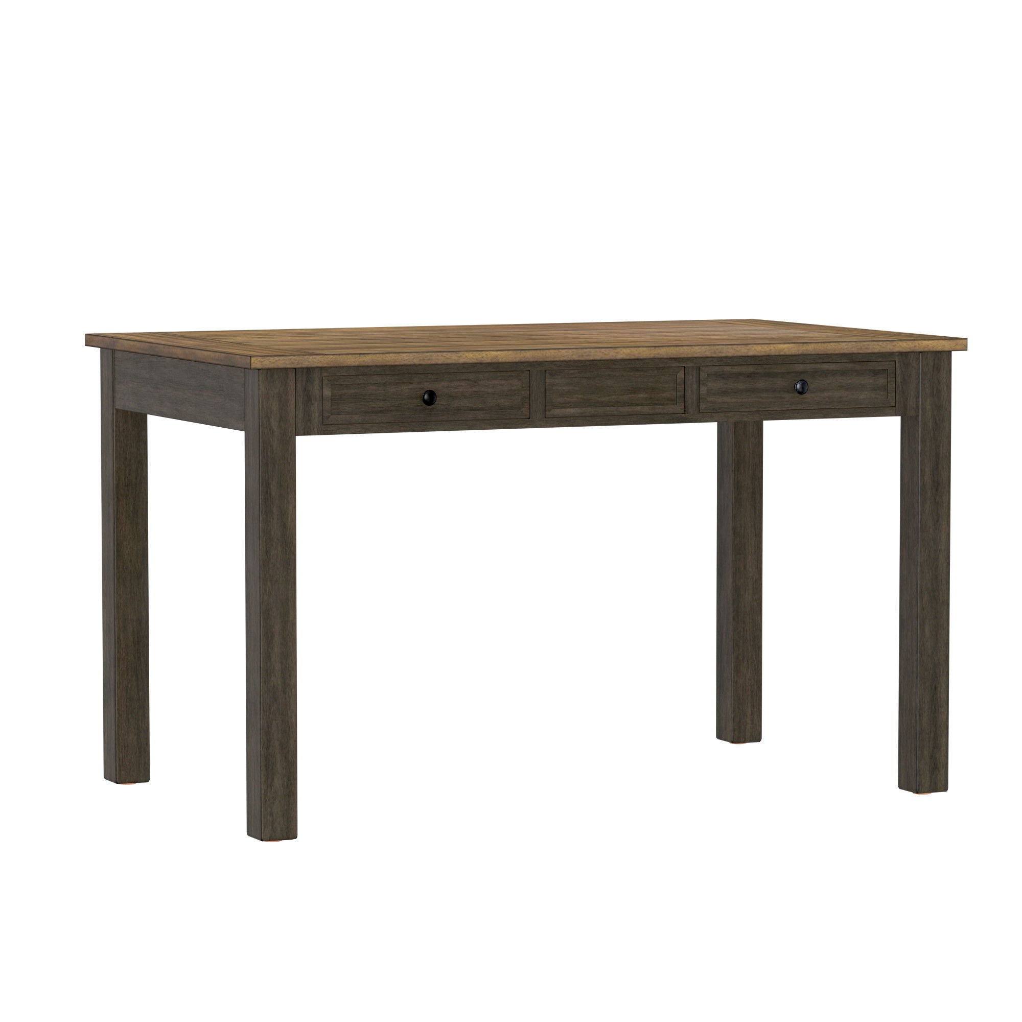 6 Piece Dining Set With Table, Chairs And Bench - Brown