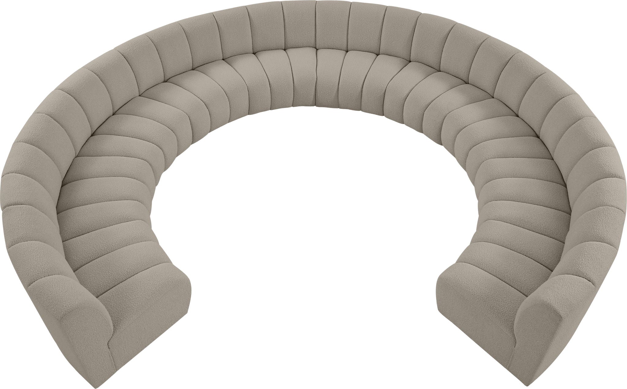 Infinity - 10 Piece Boucle Modular Sectional