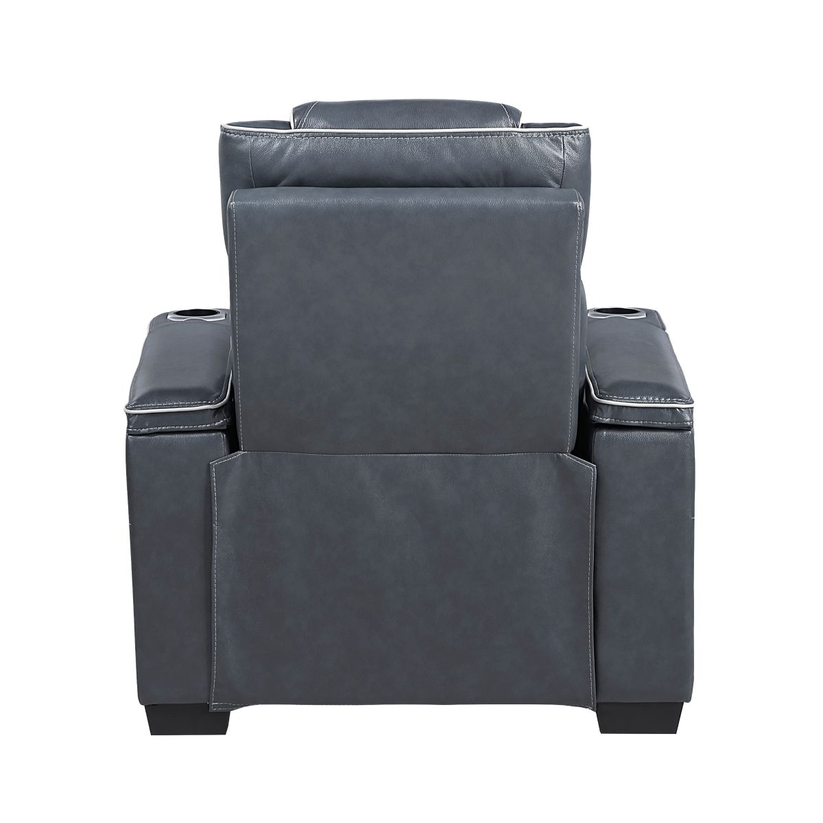 Apex - Power Reclining Chair With Power Headrest, Storage Arms With Cup Holders, Air Massage And Heat, LED Lighting And Charging Ports