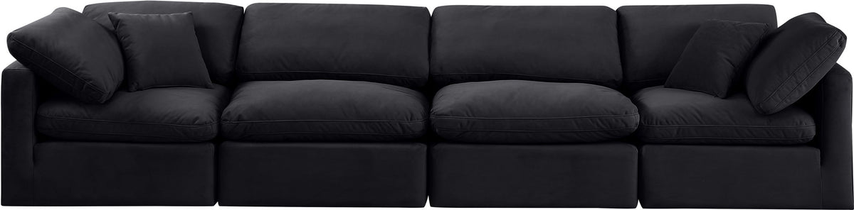 Indulge - Velvet 4 Seat Modular Sofa