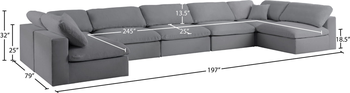 Serene - 7 Piece Modular Sectional