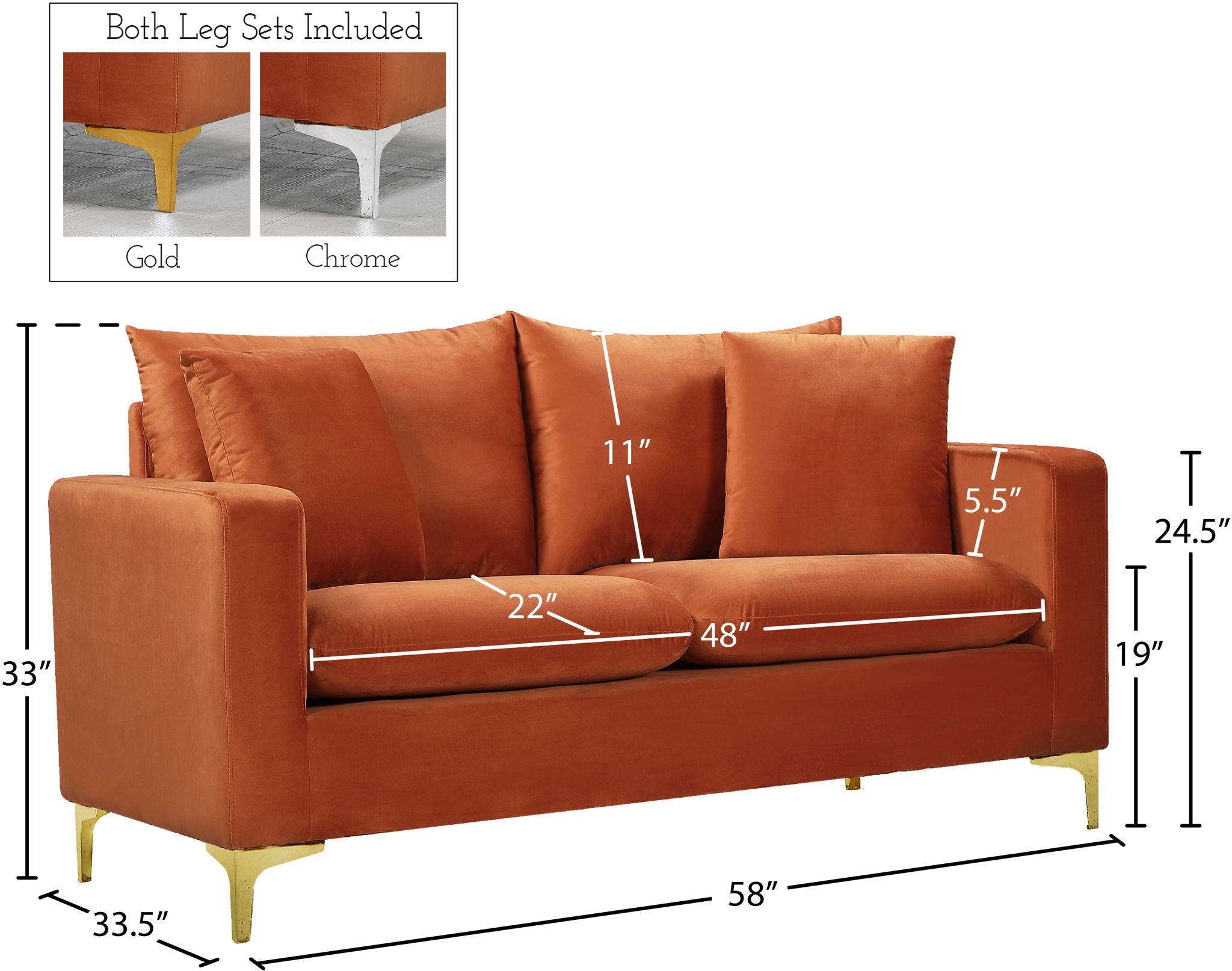 Naomi - Loveseat