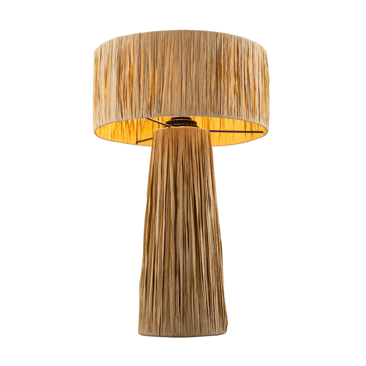 Shelby - Rafia Table Lamp
