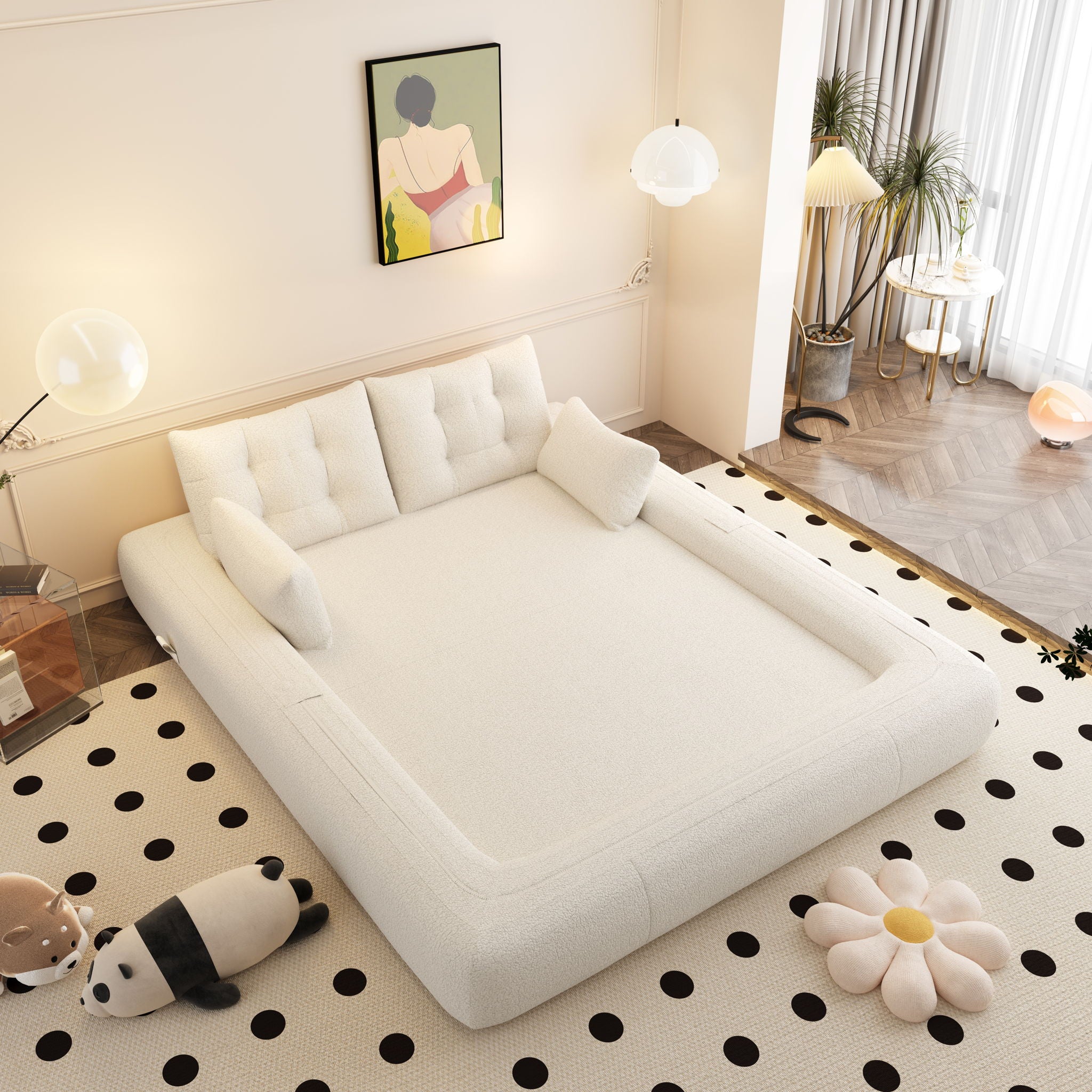 Human Dog Bed, Multi Functional Foldable Sofa Bed, 3 In 1