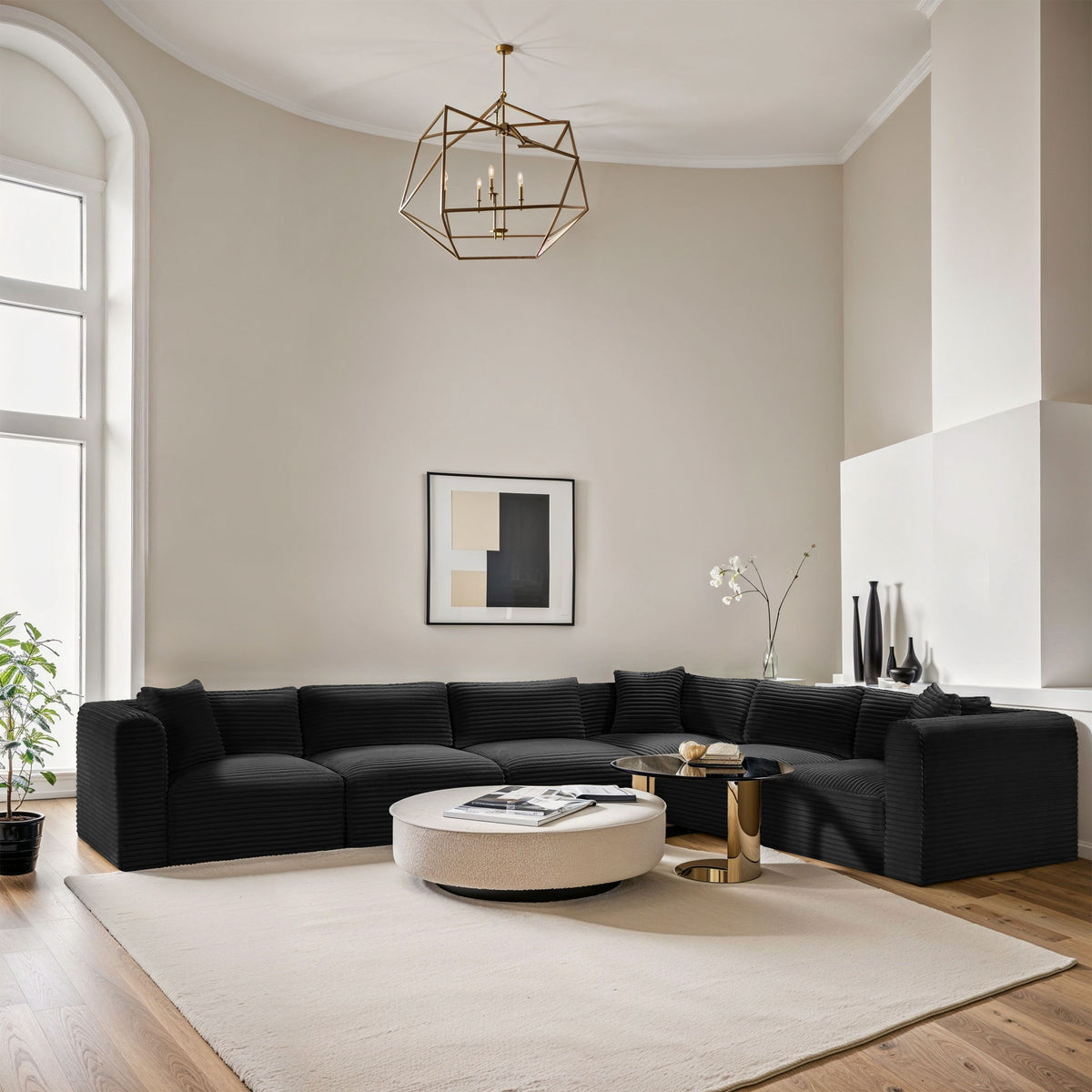 Shaggy - 6 Piece Modular Corner Sectional