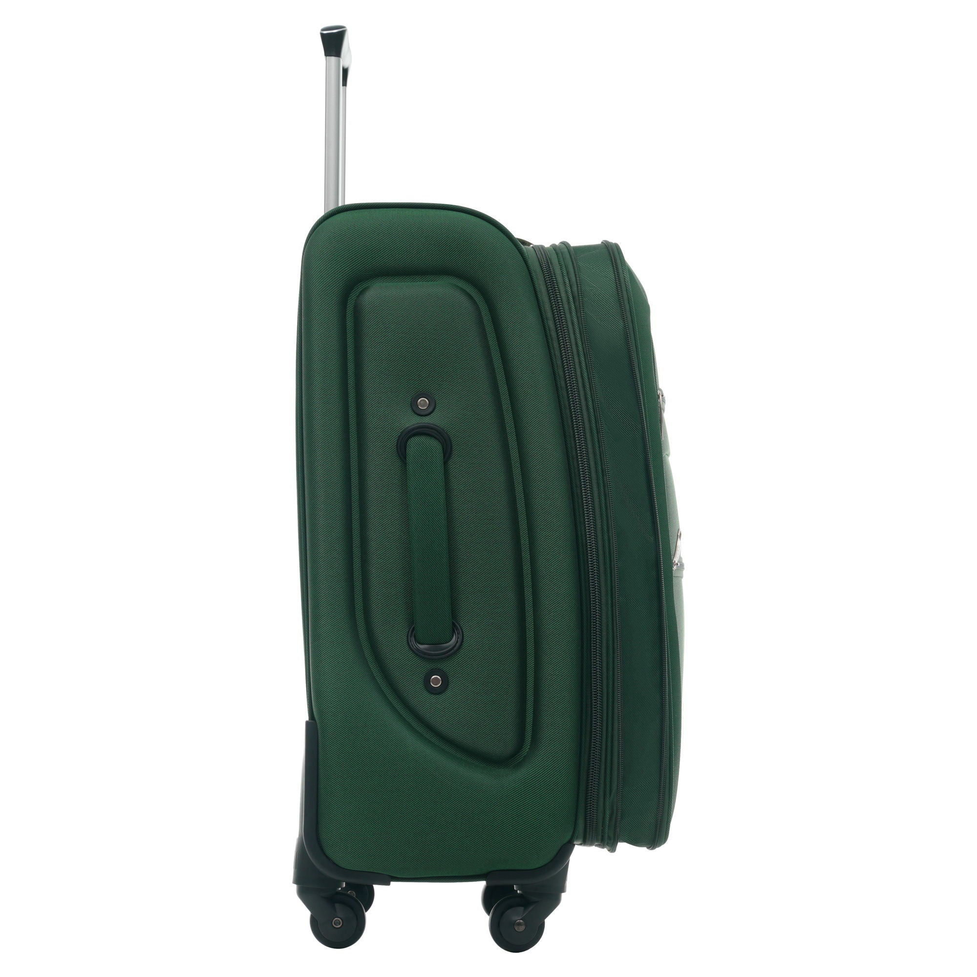 Softside Luggage Expandable 3 Piece Set Upright Spinner Lightweight Suitcase