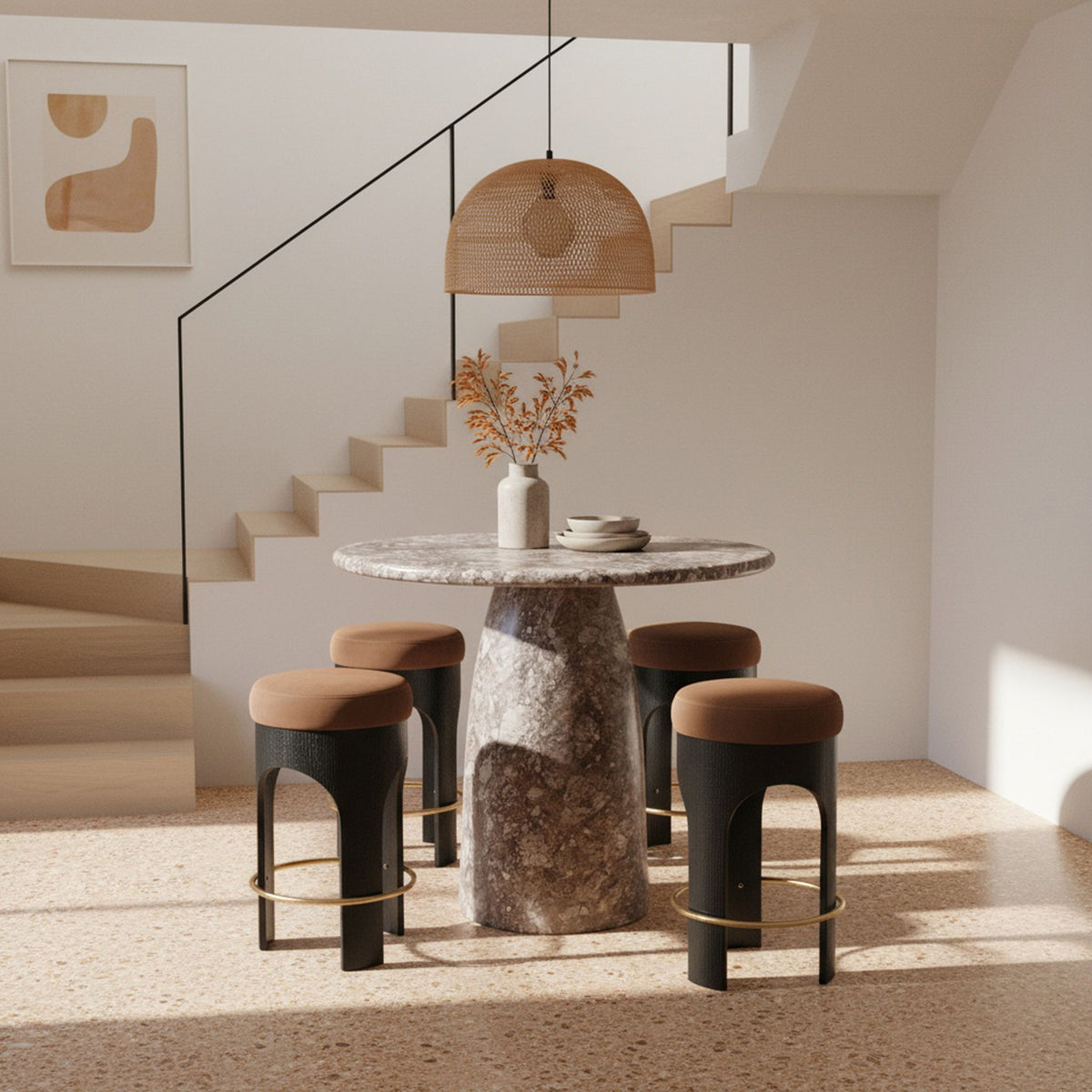 Cosenza - Concrete Indoor / Outdoor Bar Table