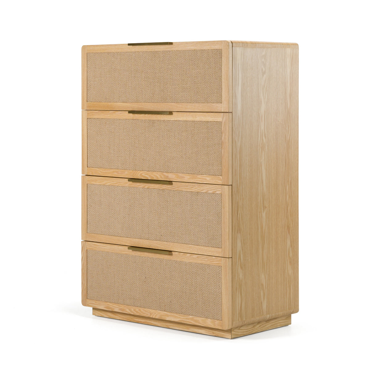 Gavin - Modern Natural Ash + Rattan Chest