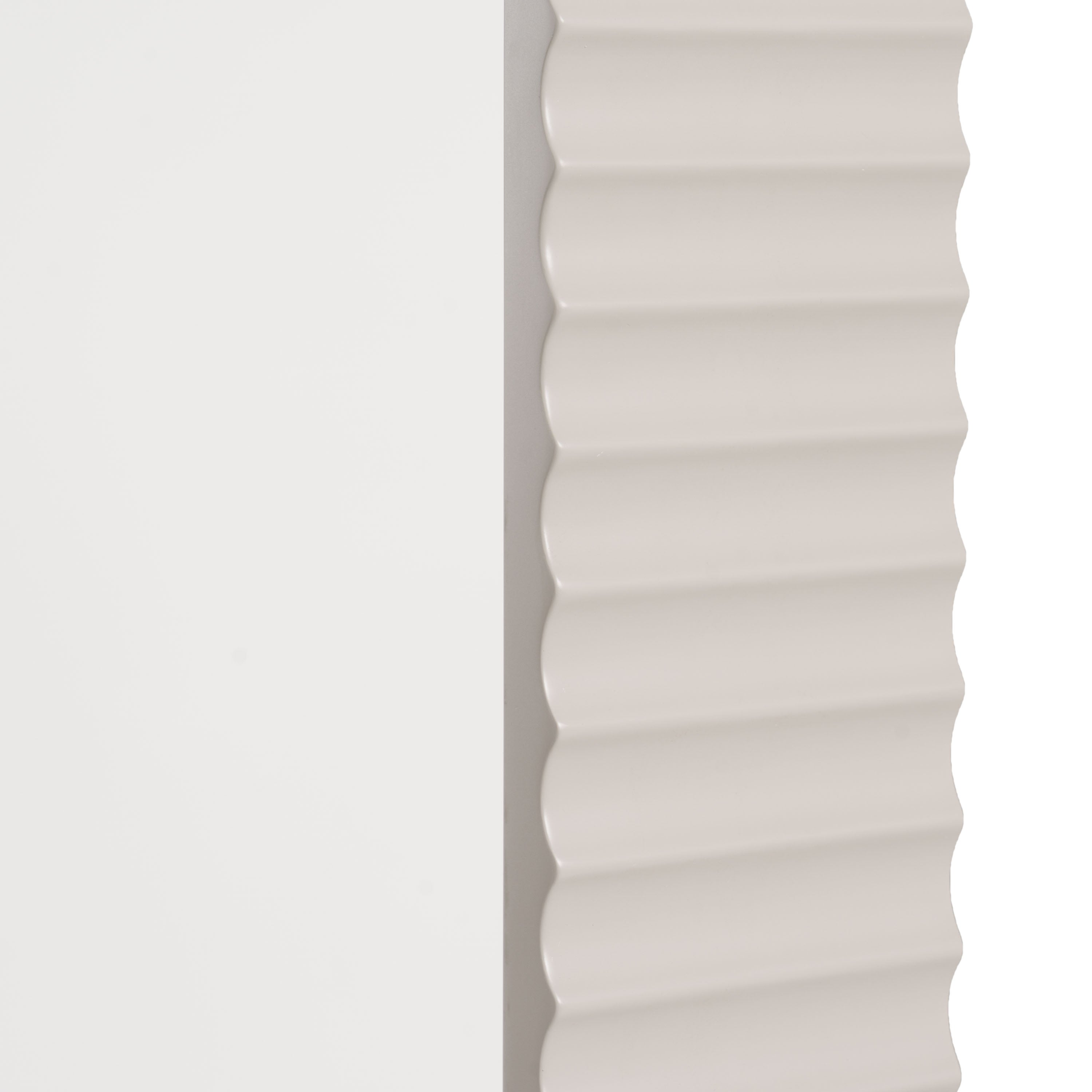 Modrest Glinda - Modern Beige Floor Mirror