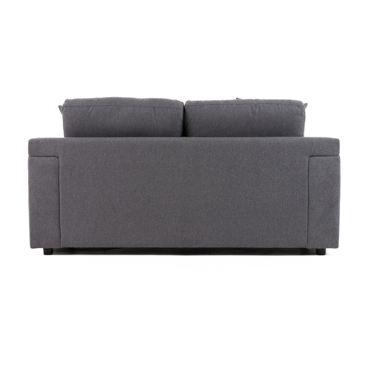 Gloria - Modern Grey Fabric Loveseat