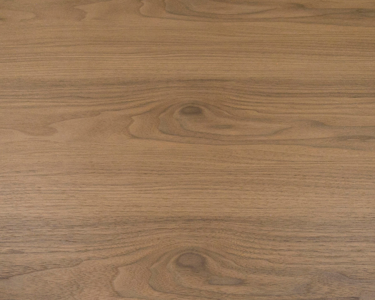 Heloise - Modern Walnut and Stainless Steel Coffee Table