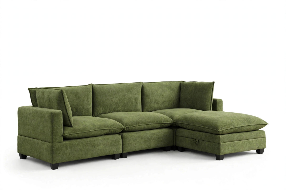 Cirrus Performance Modular Sectional - AI premium white background