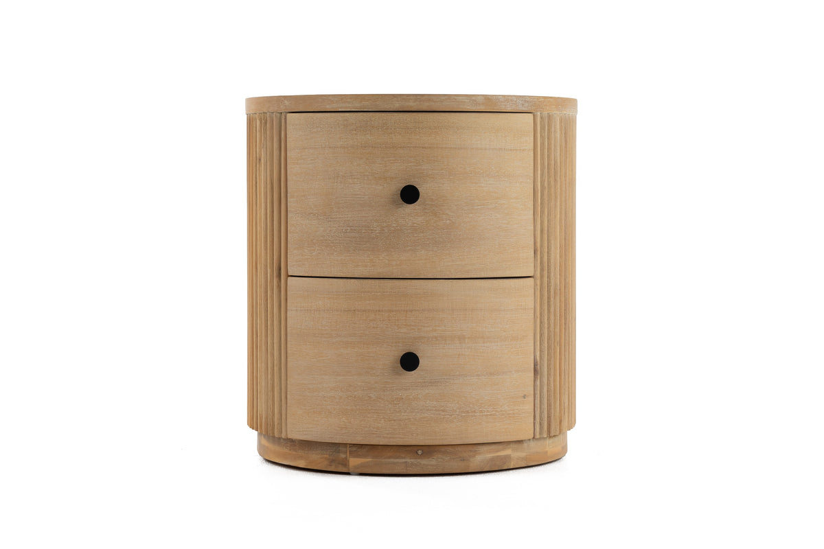 Jacobson - Modern Natural Acacia Nightstand