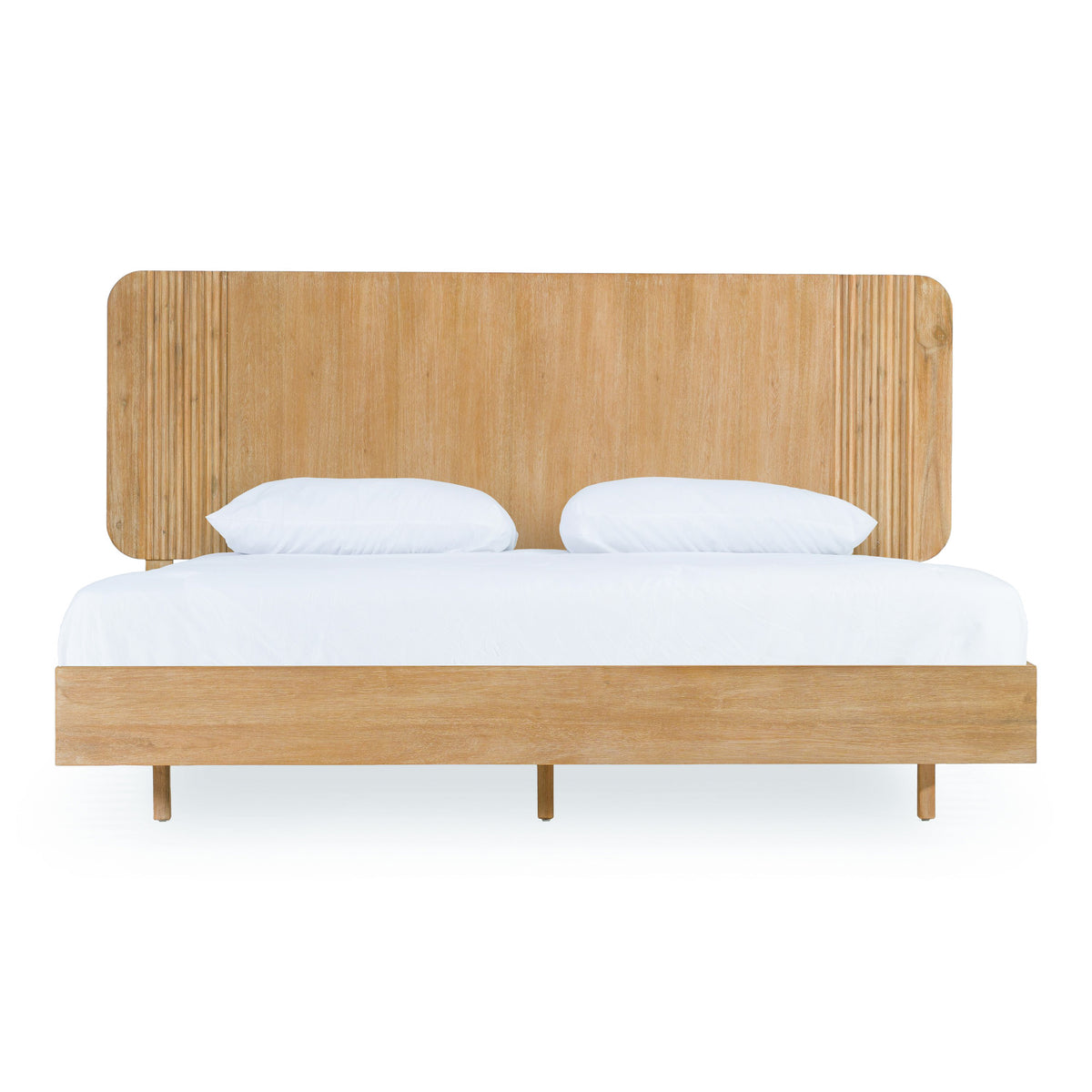 Jacobson - Modern Natural Acacia Bed - original 5
