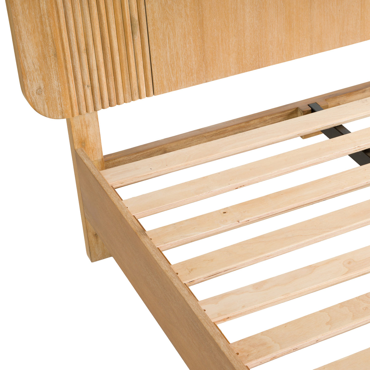 Jacobson - Modern Natural Acacia Bed - original 3