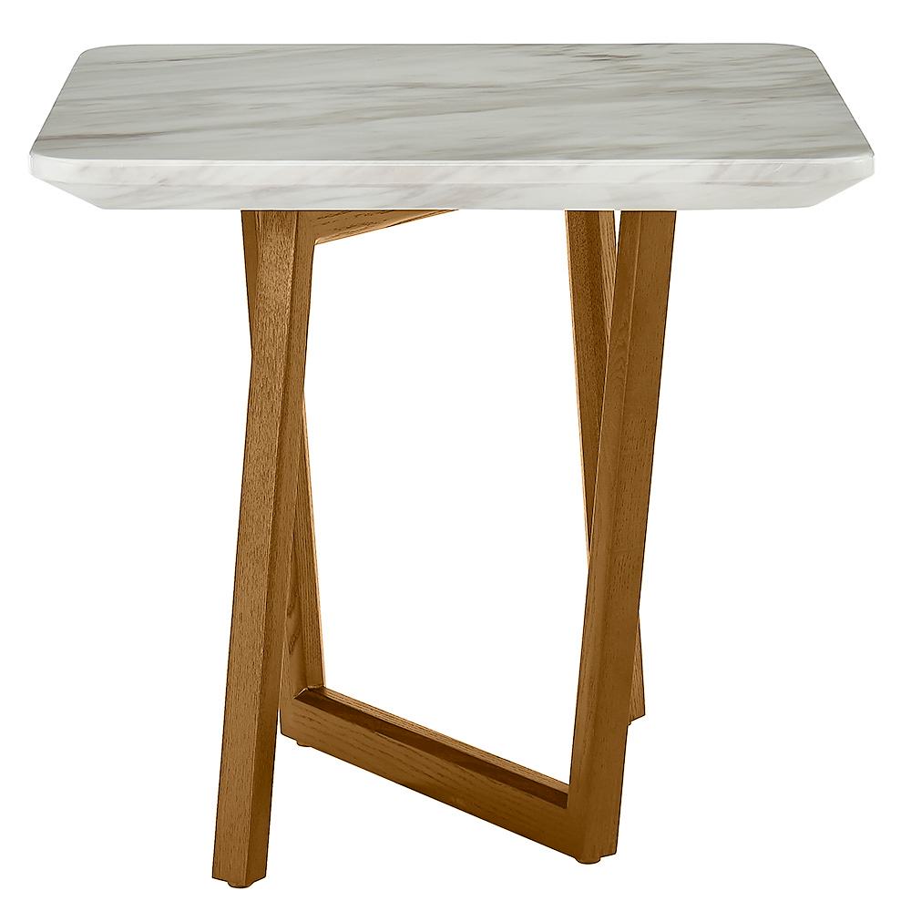 James - Mid Century Walnut + Ceramic End Table