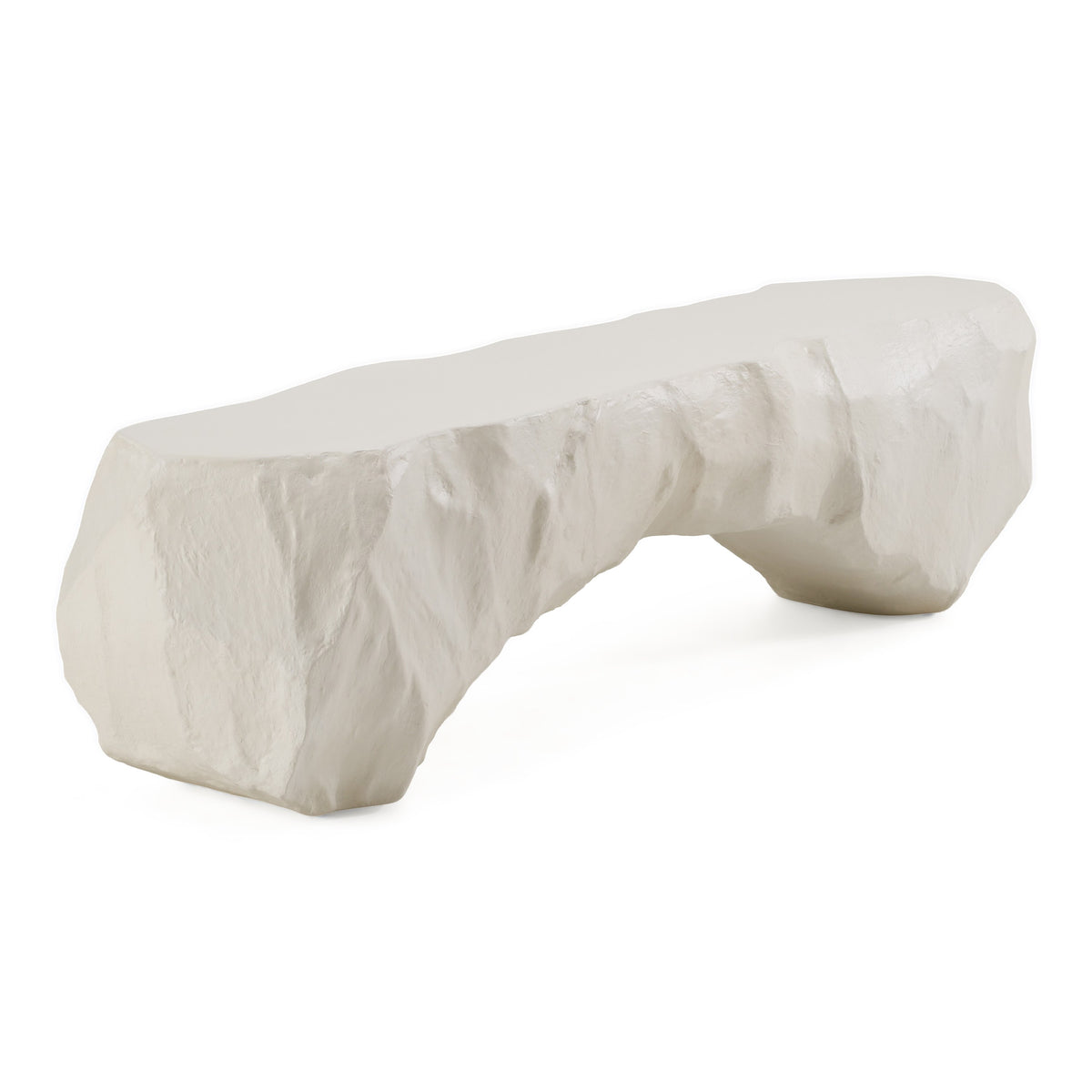 Kamet - Modern Cream Concrete Bench - original 1
