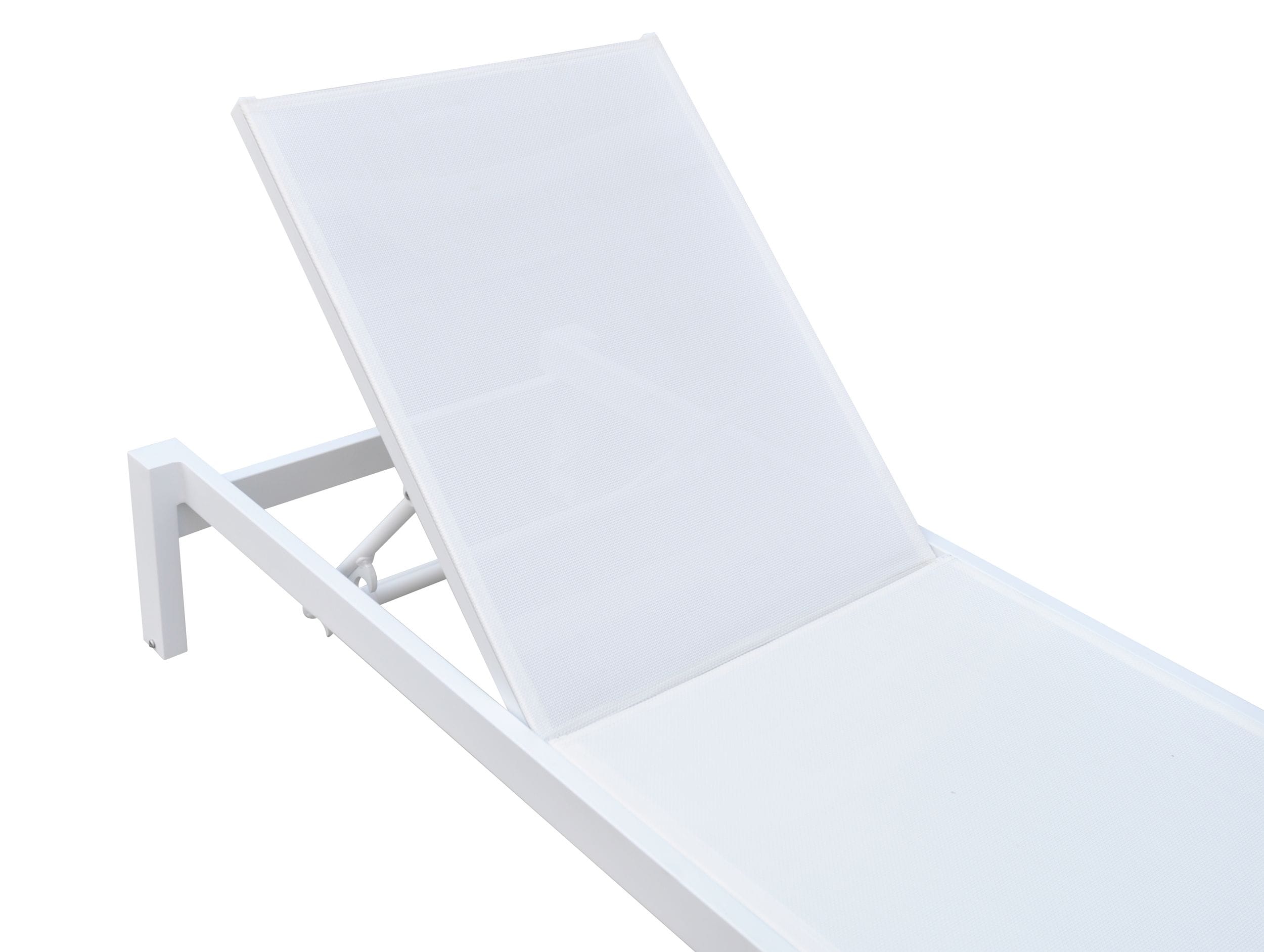 Renava Kayak - Modern White Outdoor Chaise Lounge