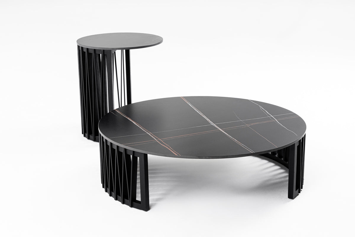 Larimer - Modern Round Coffee Table Set