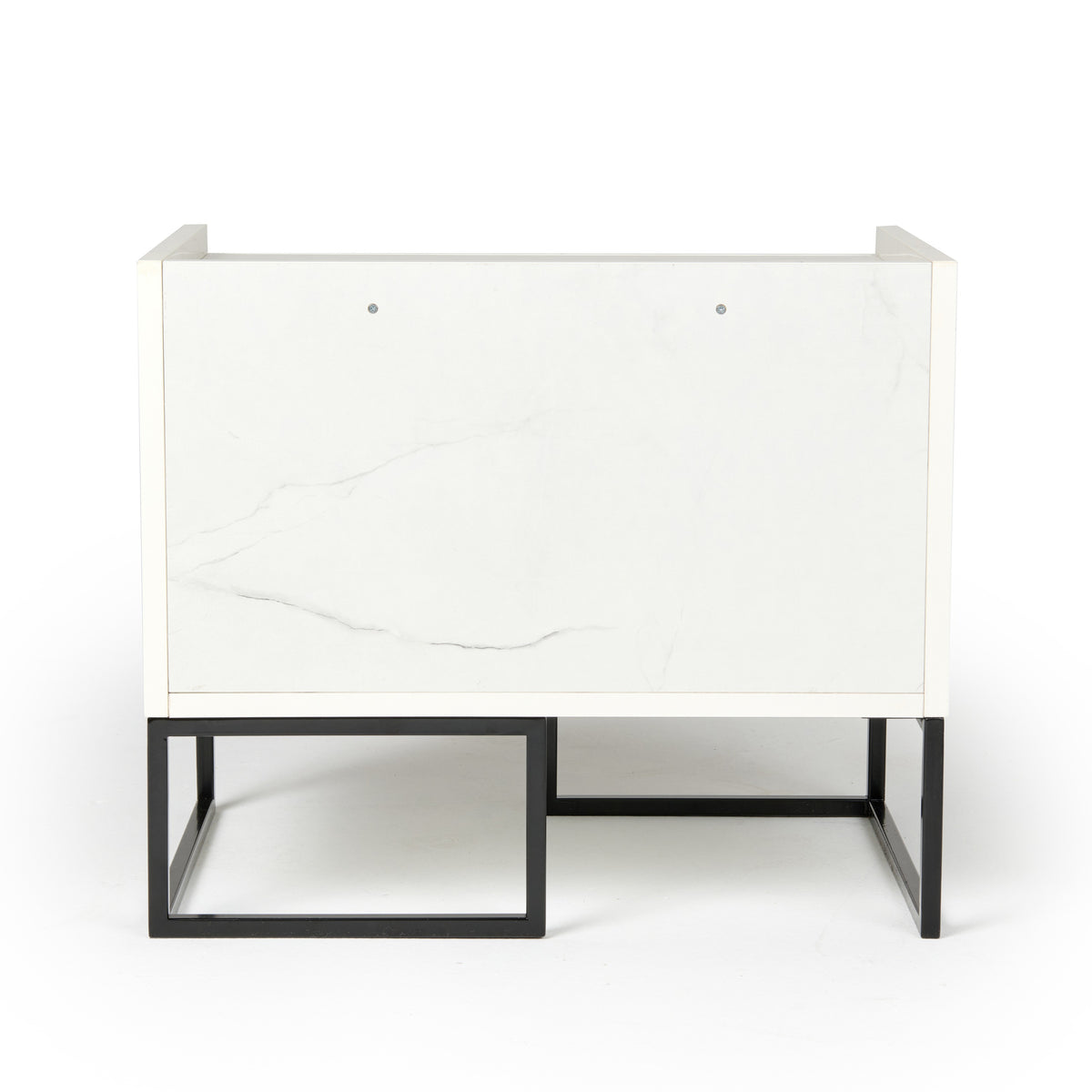 Marbella - Italian Modern White Marble Nightstand