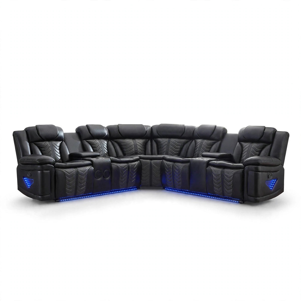 Innova Onyx Reclining Sectional