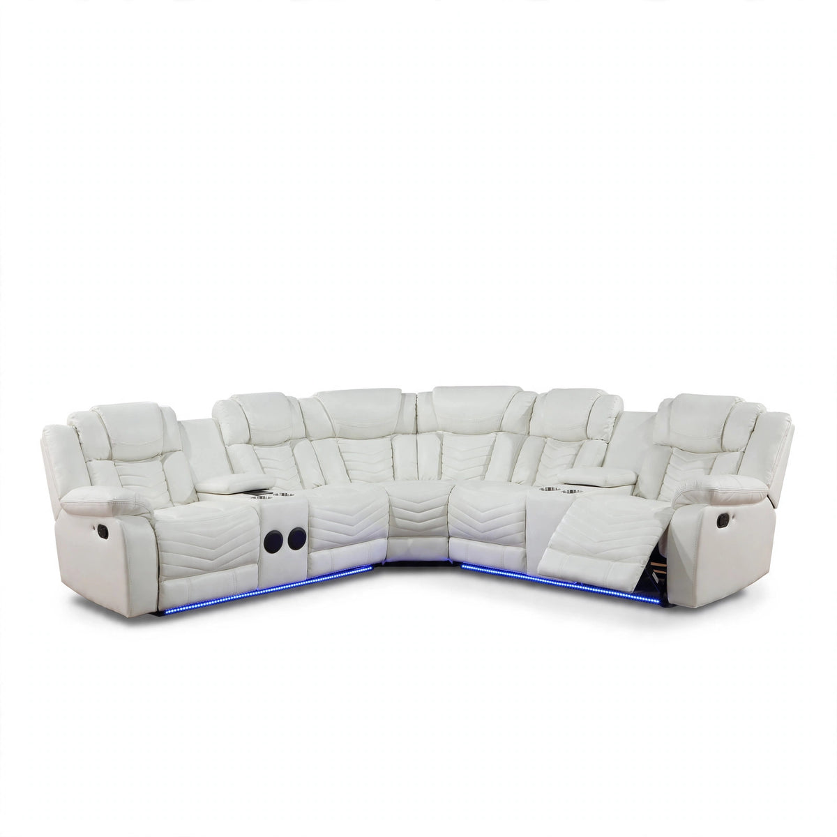 Lucky Charm Pearl Reclining Sectional