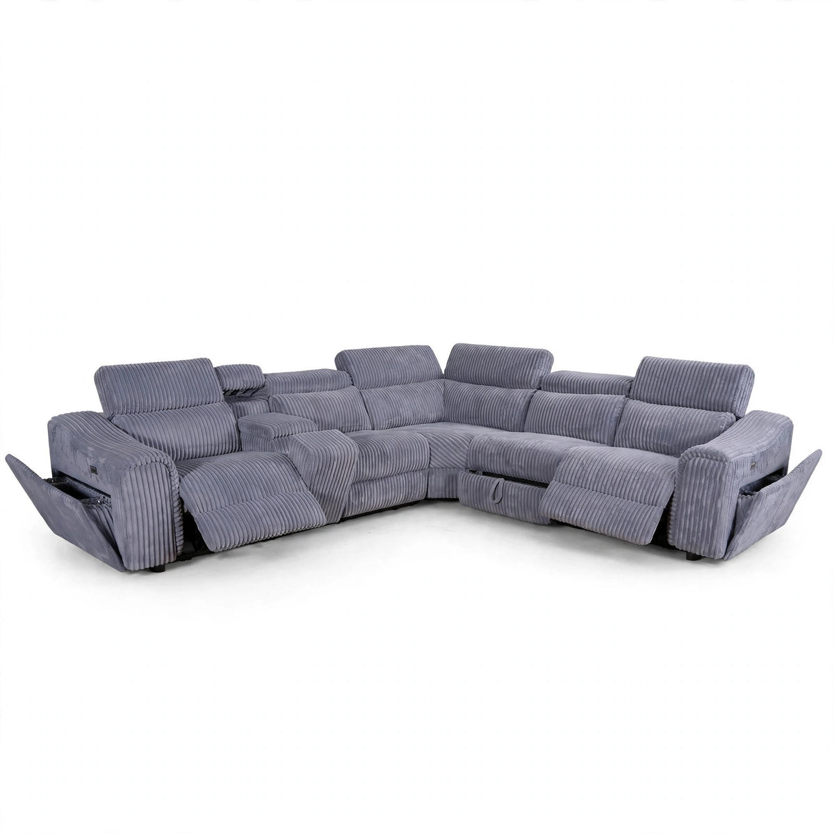 Yash Stone Power Reclining Sectional